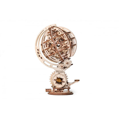 Eco Wood Art (Ewa) 3D Mechanische Puzzel, Kinetic Globe, 723, 16X13X25Cm