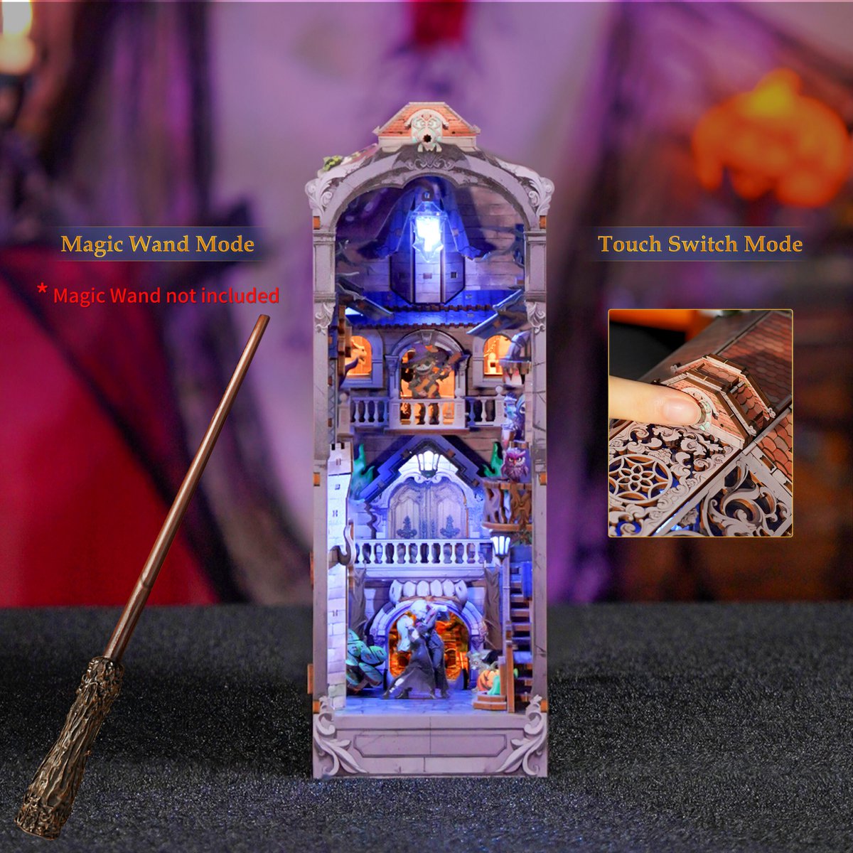Tonecheer, Diy Book Nook, Monster Carnival, Tq144, 10,7X18,2X28,3 Cm