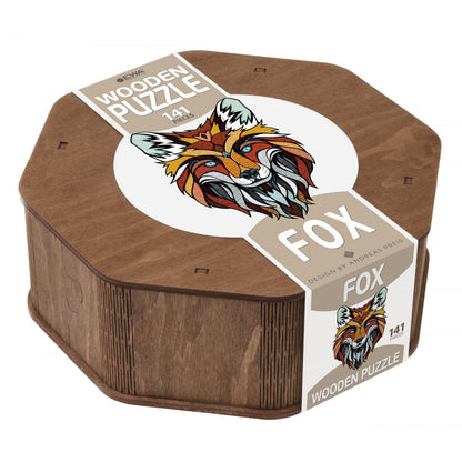 Eco Wood Art (Ewa) Houten Legpuzzel, Vos/ Fox, 1102, 31X28X0,5Cm Wooden Box