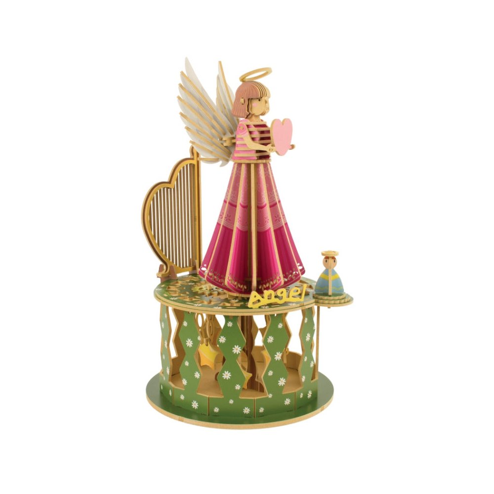 Ilo Build Mechanische Houten Modelbouw Angel Meadow, 0101, 19,5X19,5X32,5Cm