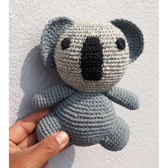 Luna-Leena Koala Tommy - Biologisch Katoen - Hand Gehaakt In Nepal