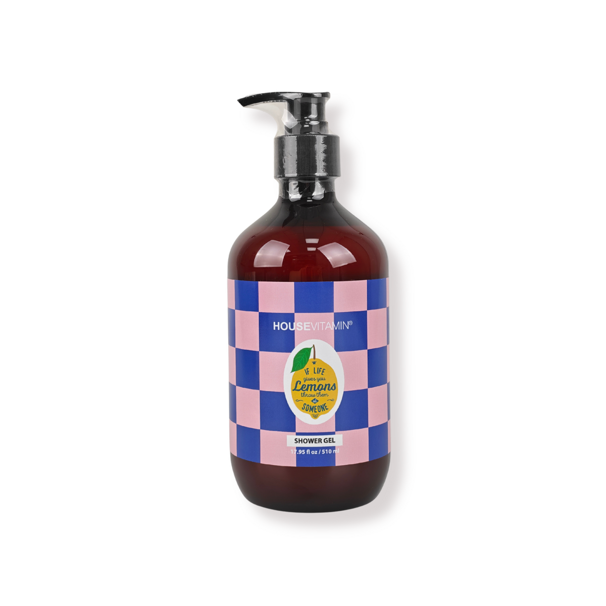 Douchegel - Vegan Douchegel Pompfles - Citroen/Bergamot/Basilicum - 510Ml