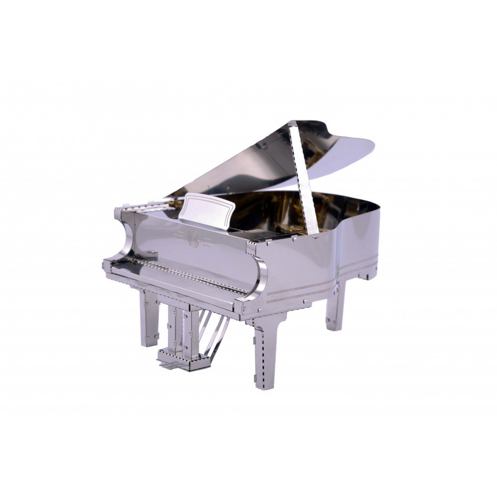 3D Metalen Bouwpakket, Muziekdoos Grande Pionola, Metal Time, Mt011, 15X12X13,4Cm