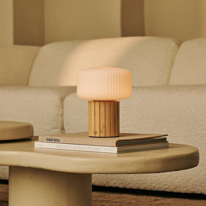 Margaux Lichtbruine Oplaadbare Tafellamp