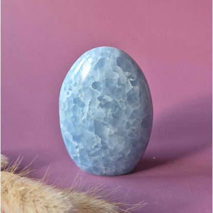 Edelsteen Celestien Freeform – Zachtblauwe Ruststeen