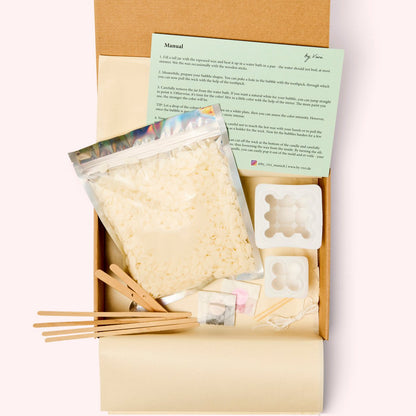 Diy Box Bubble Kerze