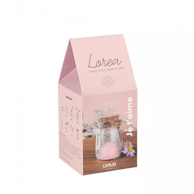 Kristallen Bloem Ik Hou Van Jou - Lorea