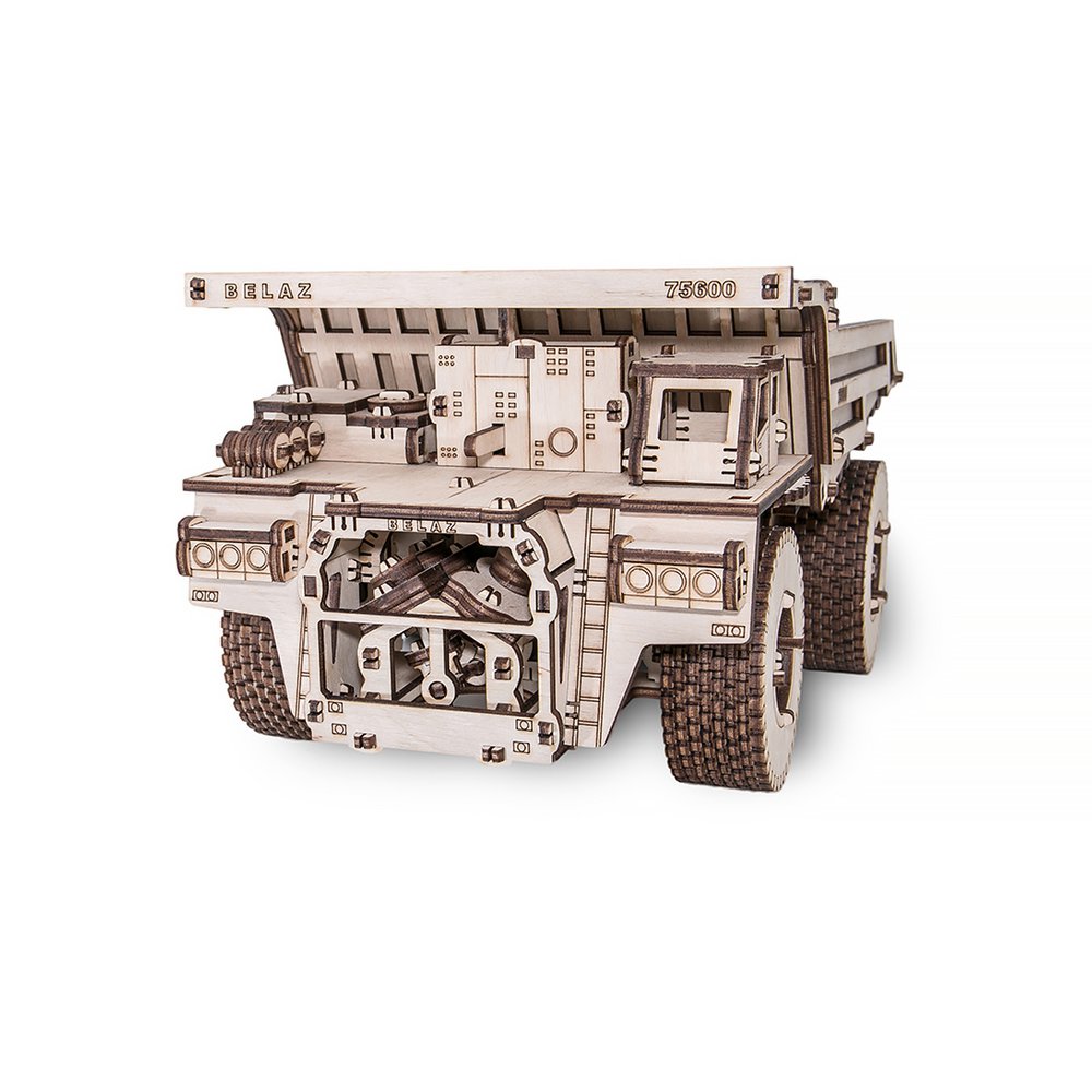 Diy Eco Wood Art 3D Houten Puzzel Belaz 75600, 082, 31X22X15,5Cm