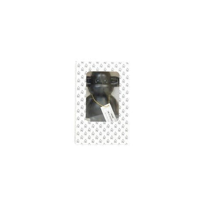 Ornament - Aap -Beeldje 'De Legende' - Zwart - 11X7X19Cm