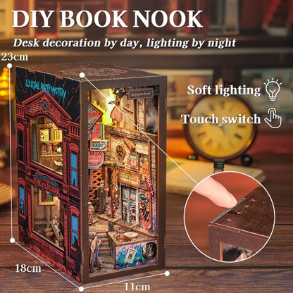 Cutebee, Diy Booknook, The Long Goodby, Bn02B, 18X11X23Cm