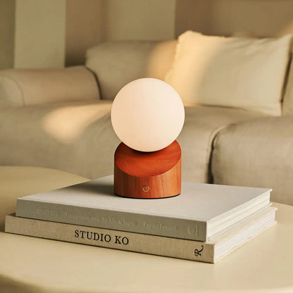 Morris Kastanjebruine Oplaadbare Lamp