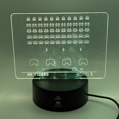 Space Invaders - Acryllamp