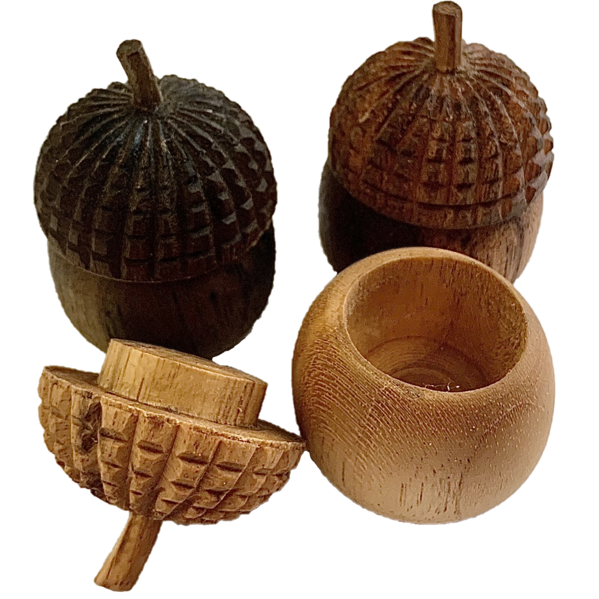 Mini Ww Acorn Pots/6Pc