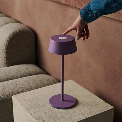 Hugo Violet Lila Oplaadbare Tafellamp