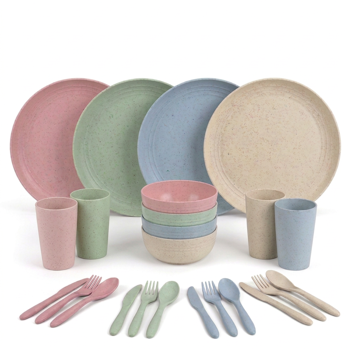 Green-Goose Bio-Based Servies Set - 28-Delig