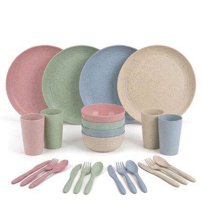 Green-Goose Bio-Based Servies Set - 28-Delig