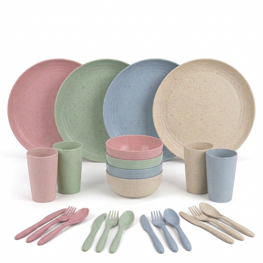 Green-Goose Bio-Based Servies Set - 28-Delig