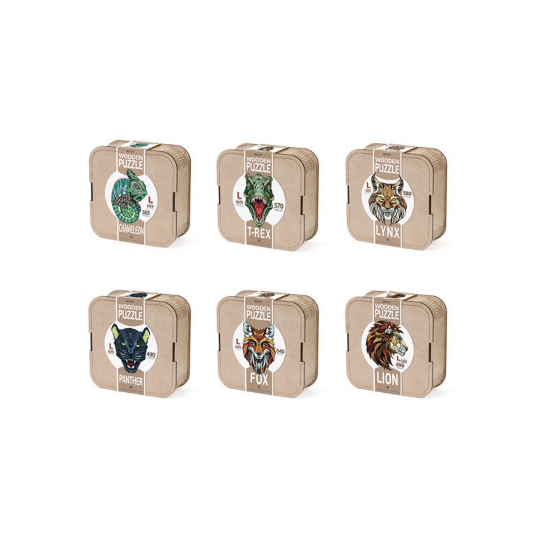 Eco Wood Art (Ewa) Houten Legpuzzel Vos/ Fox Size L, 1799, 53,5X37,4X0,5Cm