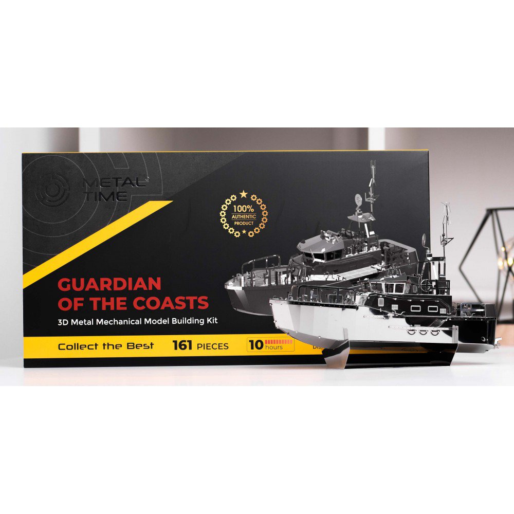 3D Metalen Bouwpakket, Guardian Of The Coast, Metal Time, Mt018, 21X6X12Cm