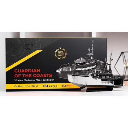 3D Metalen Bouwpakket, Guardian Of The Coast, Metal Time, Mt018, 21X6X12Cm
