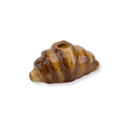 Kandelaar - Croissant - Brown - 14,5X8,5X6,5 Cm