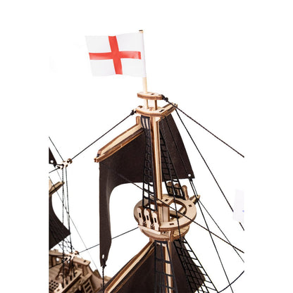 Eco Wood Art (Ewa) 3D Mechanische Houten Puzzel, Lord Of The Seas, 4424, 40X16X51,7Cm