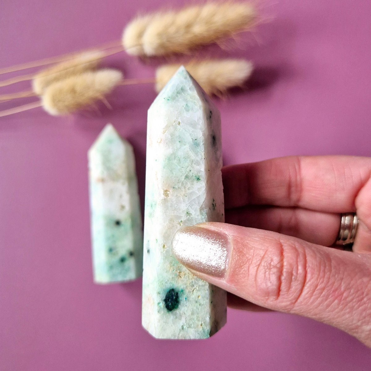 Edelsteen Phoenix Stone Toren (8–10 Cm)