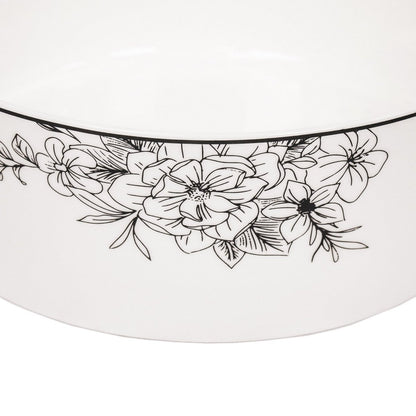 Kom - Newbone China - Les Fleurs - 17,5X17,5X6,5Cm