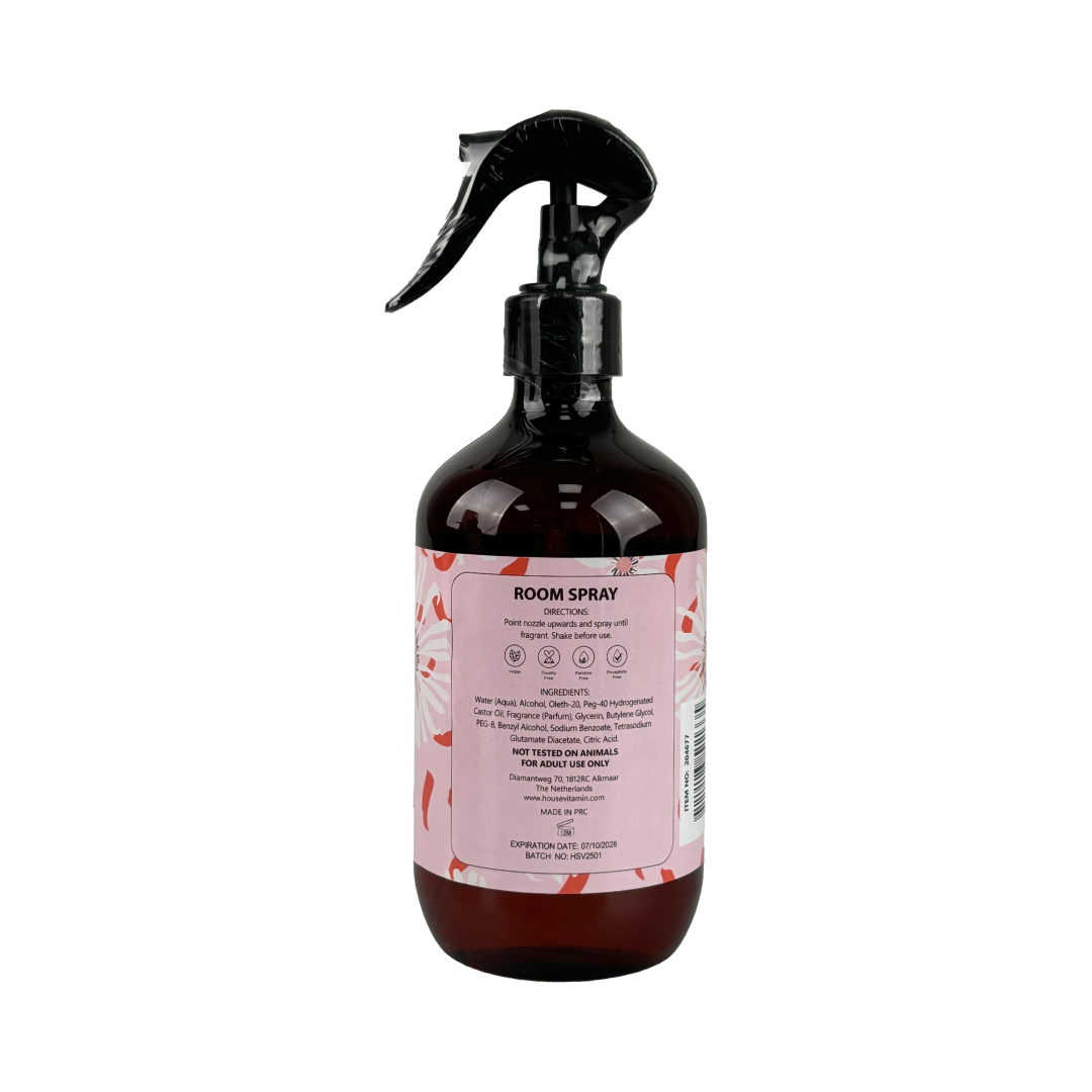 Roomspray - Pioenroos - 530Ml