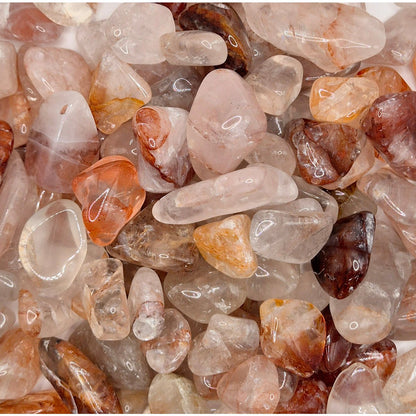 Edelsteen Fire Quartz Chips Trommelstenen 1-3Cm (100 Gram)