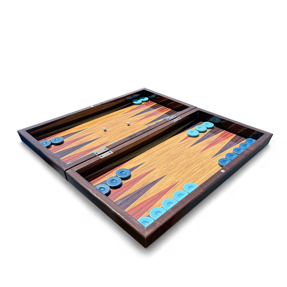 Biggdesign Oriental Backgammon-Set, Magnetische Sluiting, Krasbestendig Oppervlak