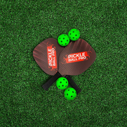 Pickleballset - Met 2 Rackets En 4 Ballen