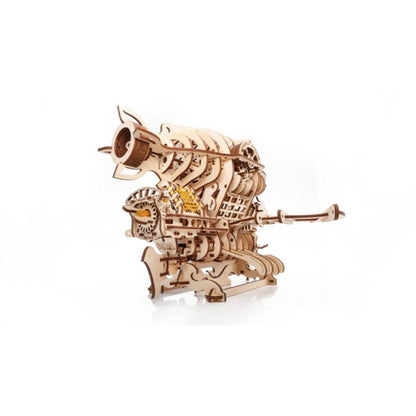 Eco Wood Art (Ewa) 3D Mechanische Puzzel, Piratenluchtschip Skylord, 0327, 37,1X37,7X25,5Cm