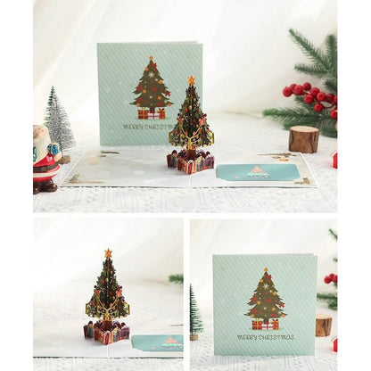 3D -Kaart - Kerstboomkaarten