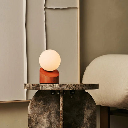 Morris Kastanjebruine Oplaadbare Lamp