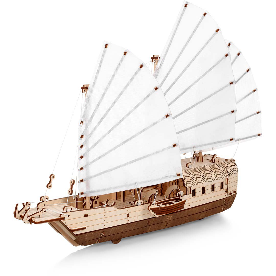 Eco Wood Art (Ewa) 3D Houten Puzzel Djong, 2925, 38,5X16,5X46,2Cm
