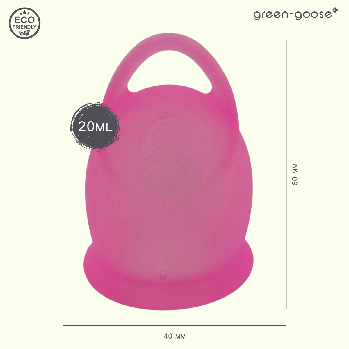 Siliconen Menstruatie Cup Met Houder / Sterilisator