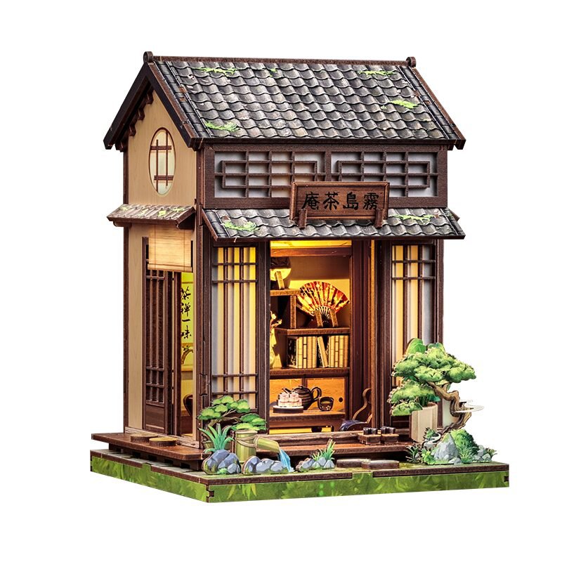 Cutebee, 3D Diy Huisje, Kirishima Cha-An, Cwgc219, 14,1X14,7X19,2Cm