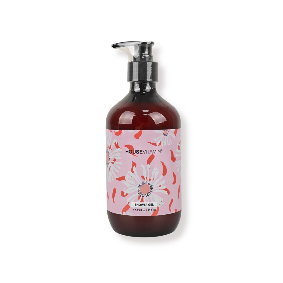 Douchegel - Vegan Douchegel Pompfles - Pioenroos - 510Ml