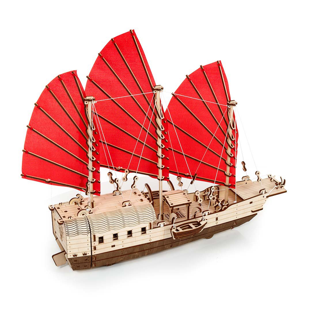 Eco Wood Art (Ewa) 3D Houten Puzzel Djong, 2925, 38,5X16,5X46,2Cm