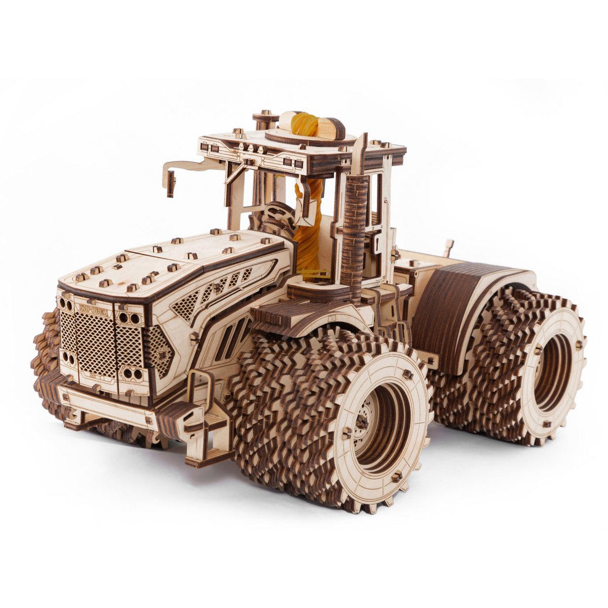 Eco Wood Art (Ewa) 3D Mechanische Puzzel, Tractor K-7M, 1065, 35,6X22,8X20Cm
