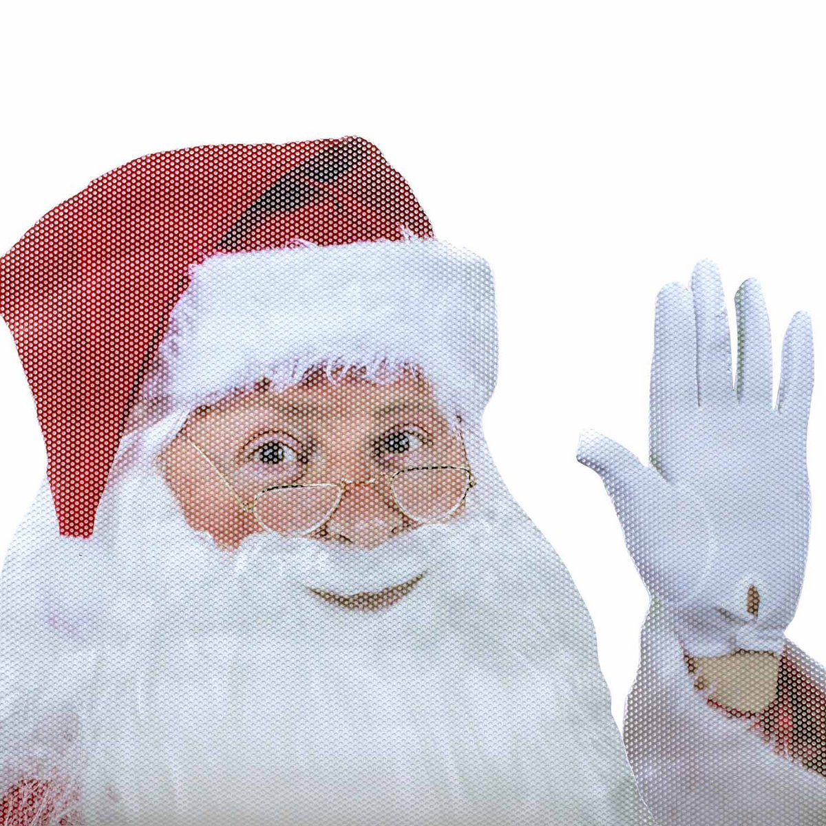 Ride With Santa - Raamsticker "Santa Claus"