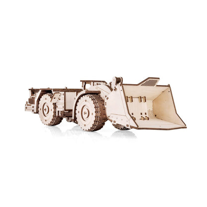 Eco Wood Art (Ewa) 3D Mechanische Houten Puzzel, Load-Haul-Dump Unit Moaz 4075, 4257, 49X11X13Cm