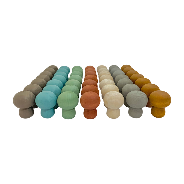 Mini Earth Mushroom/49Pc