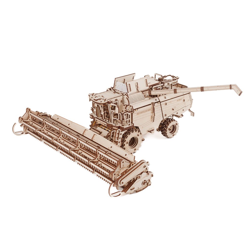 Eco Wood Art (Ewa) 3D Houten Puzzel Grain Harvesting Combine Gh800, 3380, 52,7X45,8X18,7 Cm