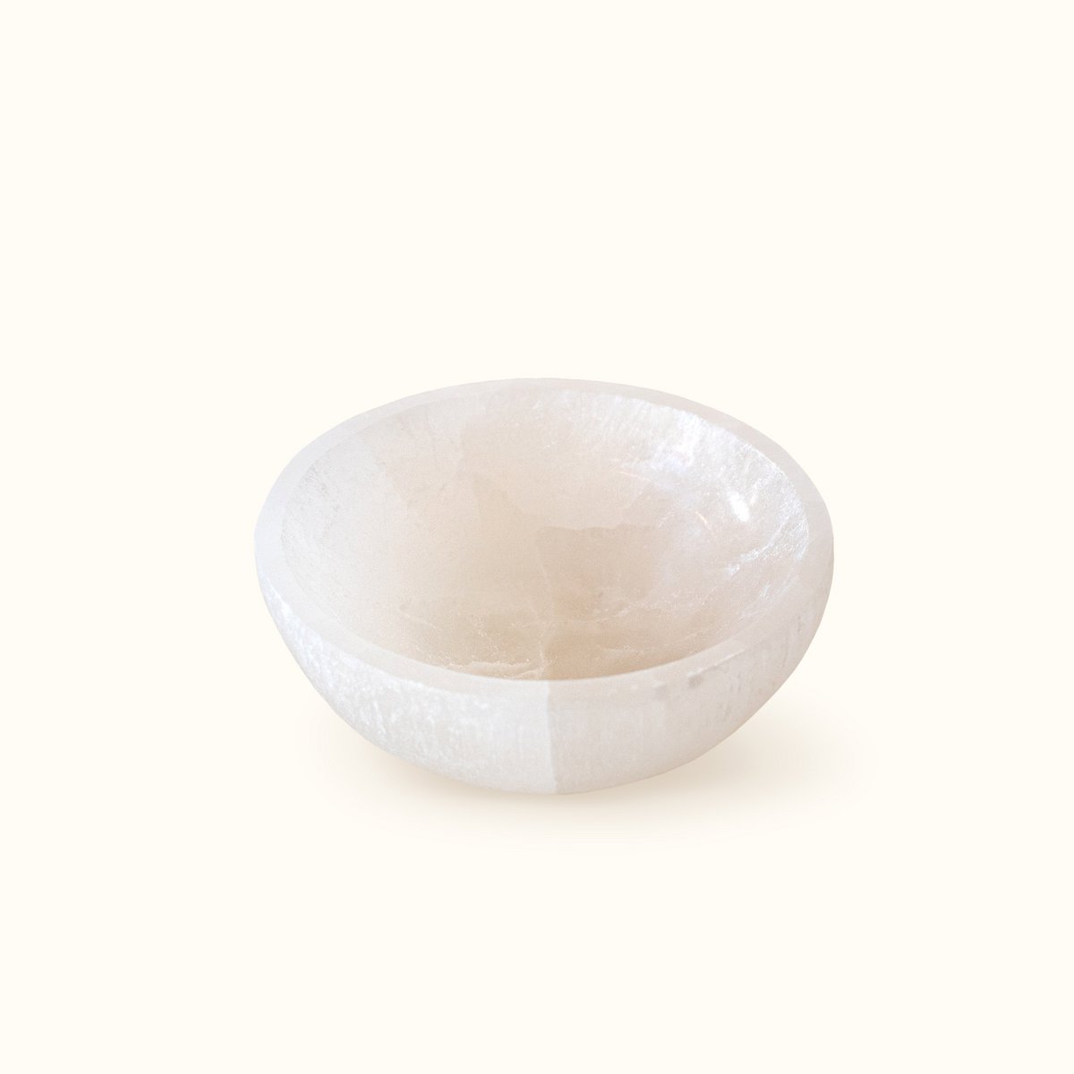 Selenite Kom Wit
