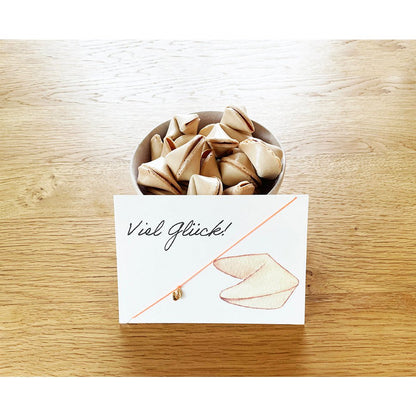 Armbandkaart: Good Luck - Fortune Cookie