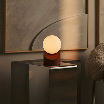 Morris Kastanjebruine Oplaadbare Lamp