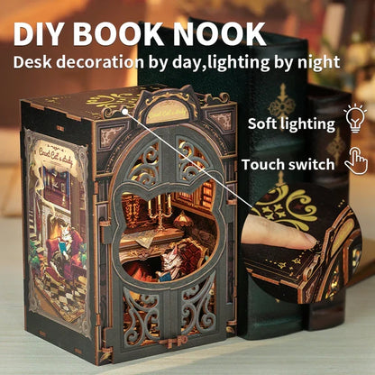 Cutebee, 3D Booknook, Count Cat's Study, Sd03B, 11,8X10X17Cm