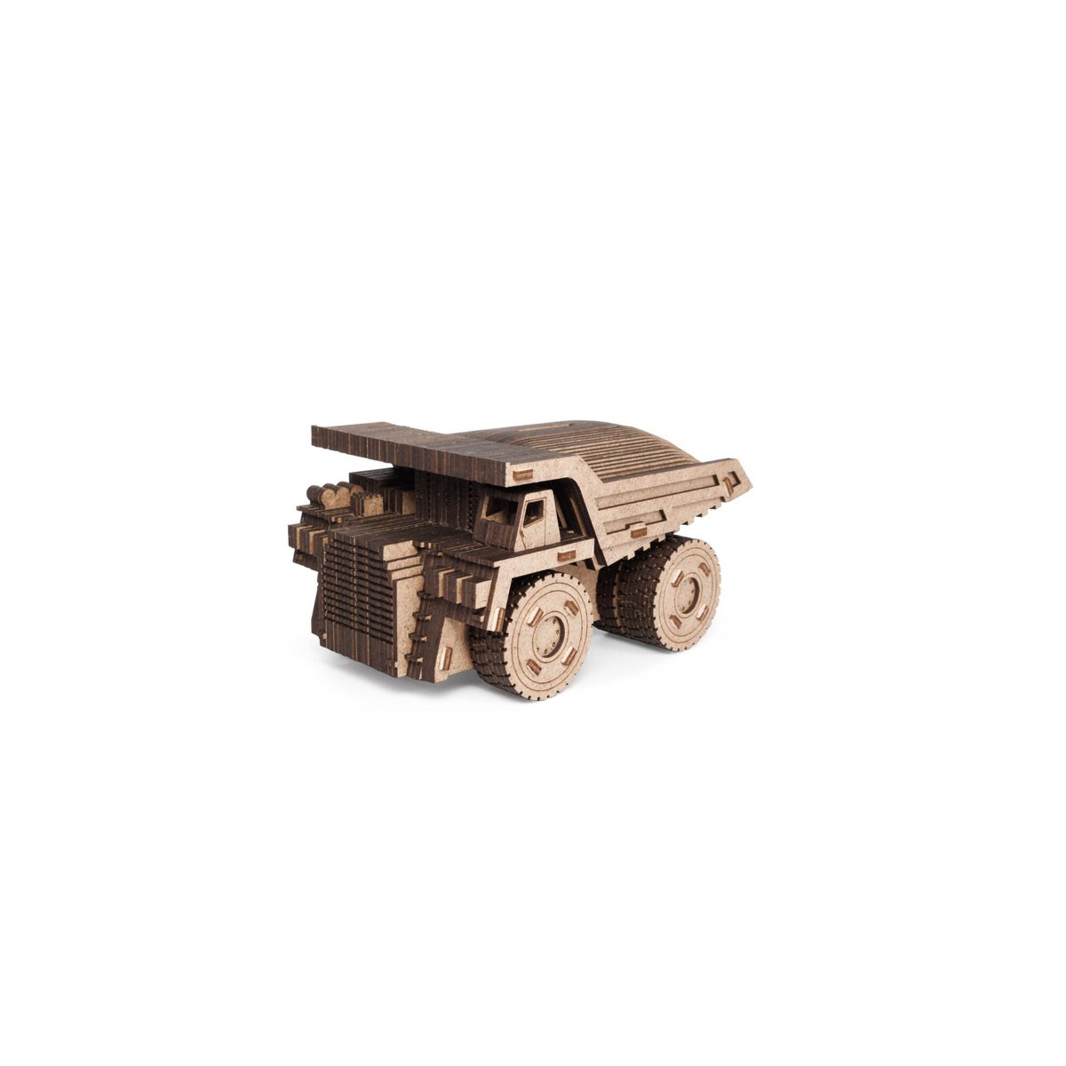 Eco Wood Art (Ewa) 3D Houten Bouwset Spaarpot, Dump Truck, 4158, 16,5X10,4X8,5Cm